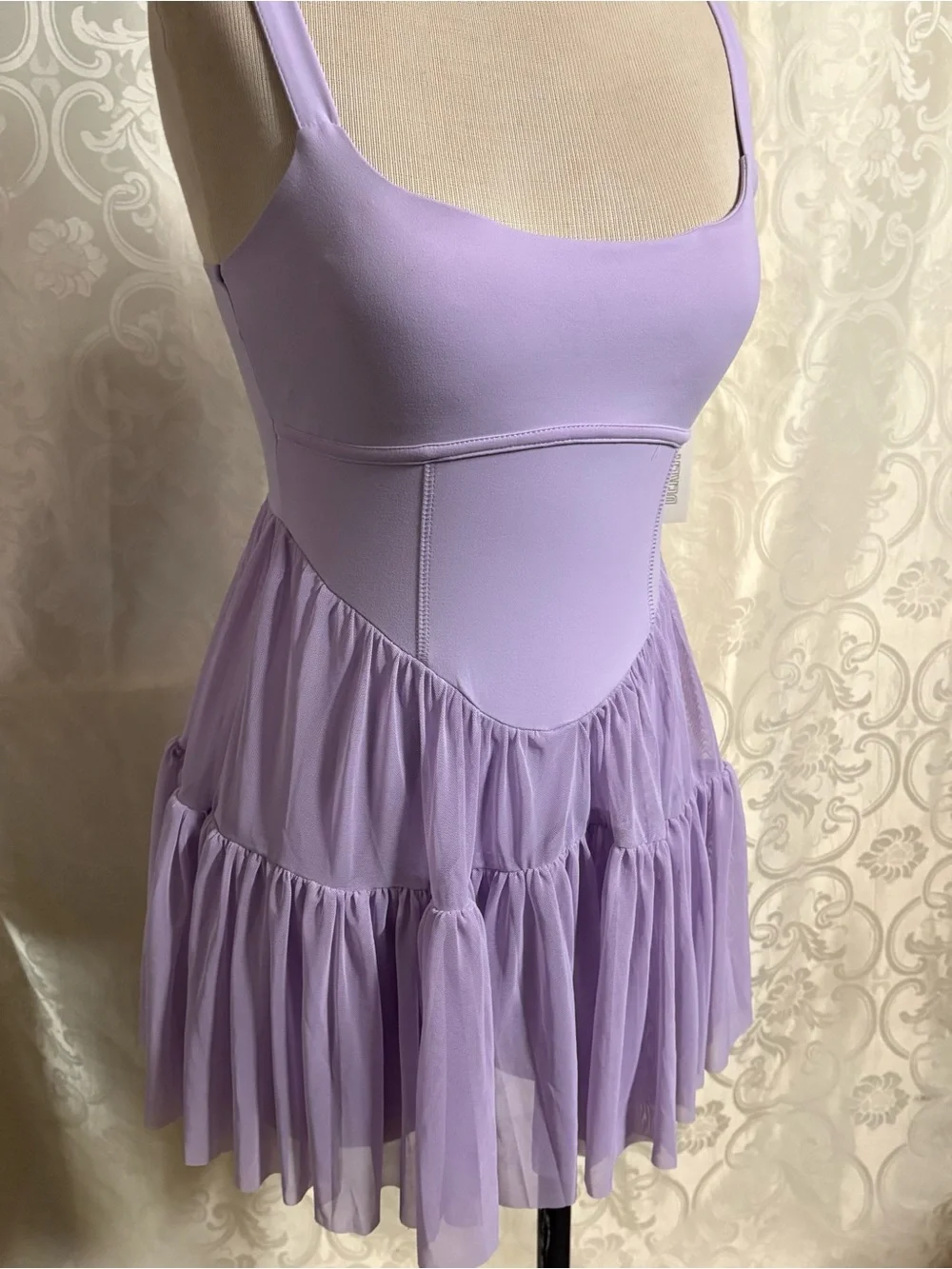 NWT- Derek Geart corset pirouette mini athletic  dress with skirts size m - Picture 13 of 16